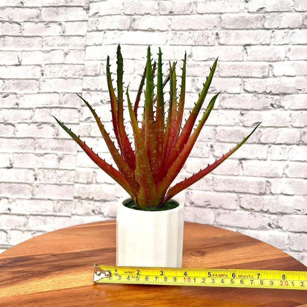 Gorgeous Artificial Aloe vera Plant in Ceramic Pot