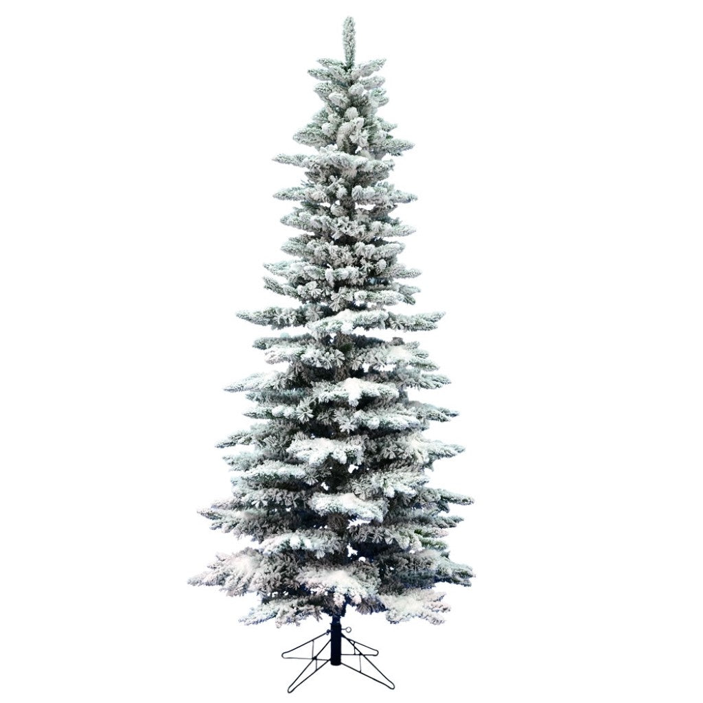 Stunning Flocked Slim Utica Tree-Artificial