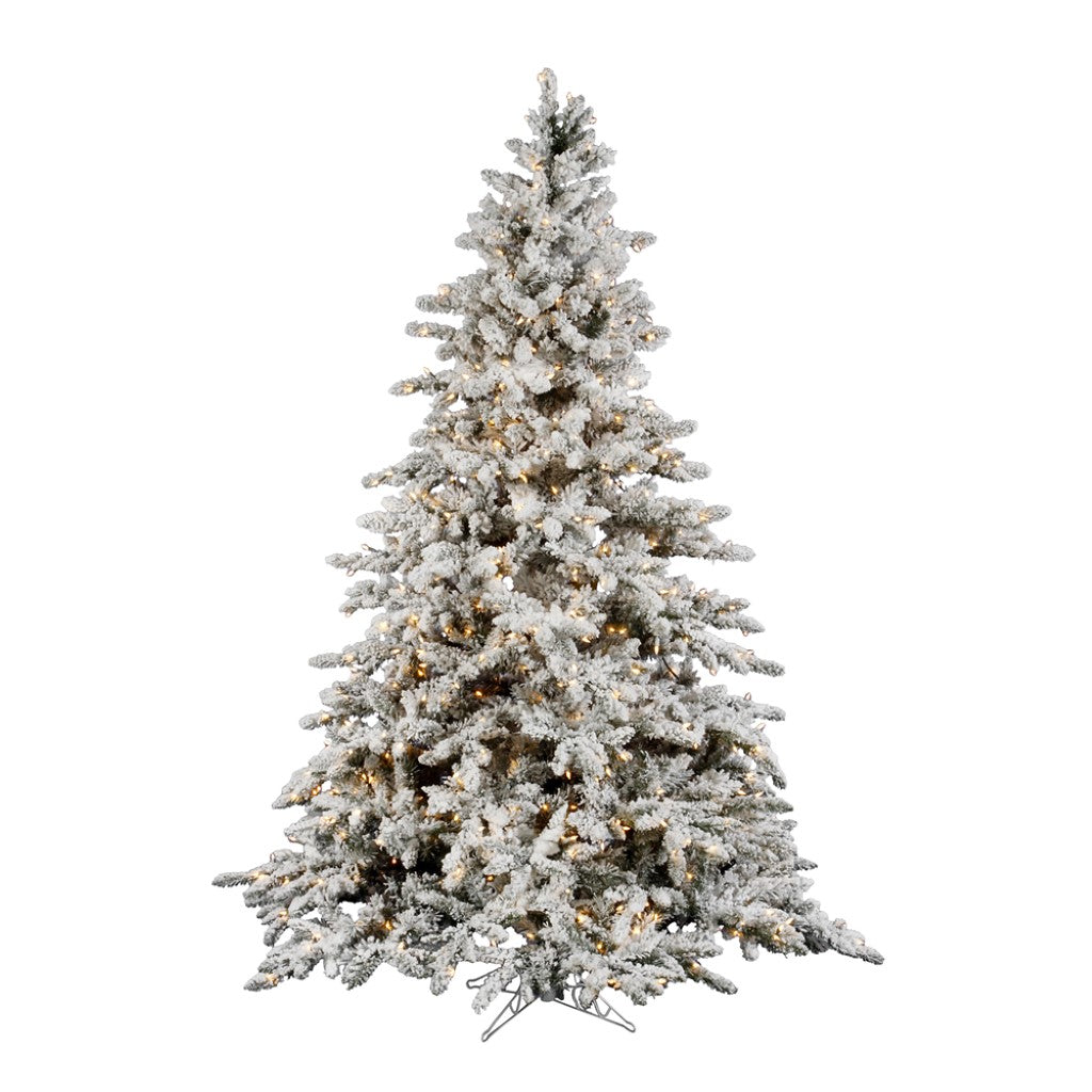 Gorgeous Flocked Utica Tree-Artificial